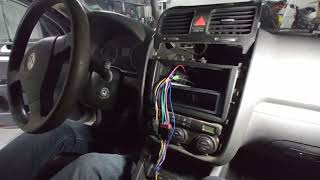 Vw Golf 5 Installing Pioneer MVH S-120UB