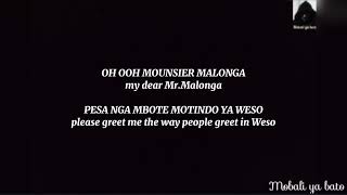 Download lagu MONSIEUR MALONGA LYRICS TRANSLATION mp3 Download lagu MONSIEUR MALONGA LYRICS TRANSLATION mp3