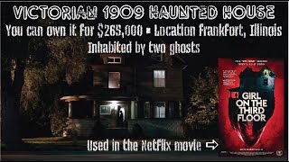 1909 Victorian Haunted House on sale for $265,000 in Frankfort, Illinois