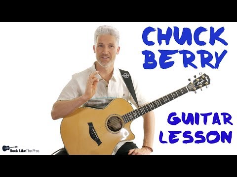 Chuck Berry Johnny B Goode Style Guitar Tutorial | 4K
