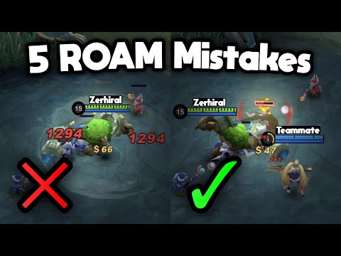 5 ROAM Mistakes You MUST Avoid! | Mobile Legends