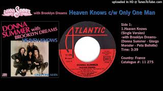 Donna Summer with Brooklyn Dreams - Heaven Knows (Single Mix)