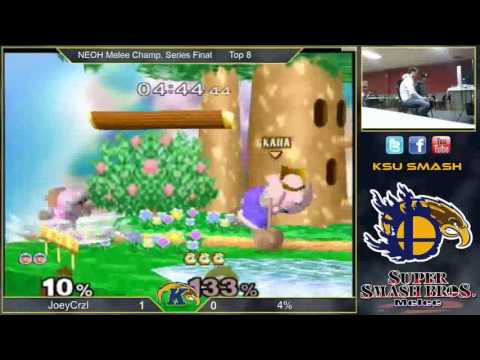 NEOH Melee CS Final - Winner's Semis - Joeycrzl (P1) vs 4% (P3)