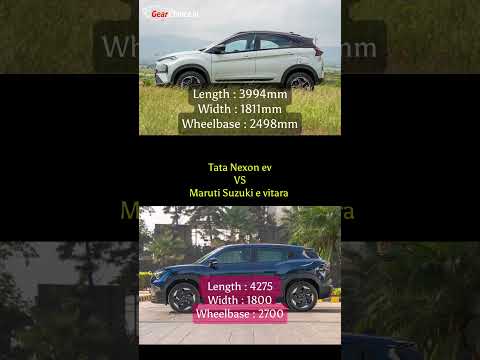Nexon EV vs e Vitara 2026 ⚡ Full Price & Size Compare