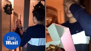 Awkward moment teen drives to wrong house to ask girl to prom