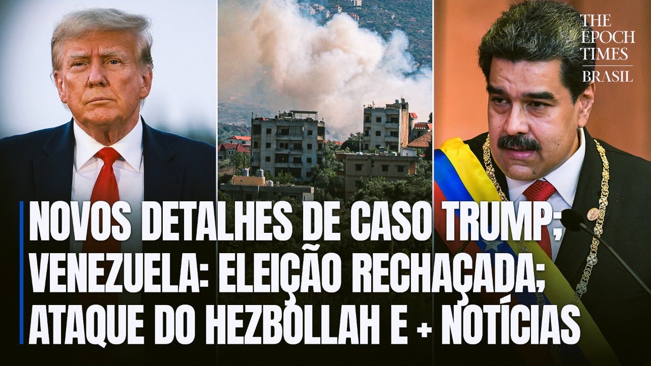 Manifestações pela Venezuela; Atirador visto 90 min. antes de atentado a Trump; Ataque contra Israel