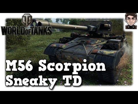 World of Tanks - M56 Scorpion, sneaky premium Jagdpanzer [deutsch | gameplay]