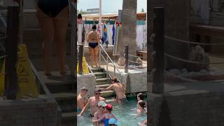 ☀️The Wonder Of Cleopatra Pool Fun Turkey -Wonderful Day? #pamukkale #cleopatra #summer