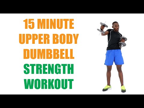 30 Minute Dumbbell Strength Training for Fat Loss Full Body Workout  250 Calories 