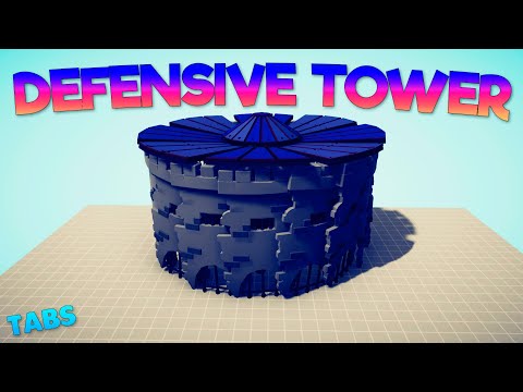 DEFENSIVE TOWER VS EVERY FACTION ~ Totally Accurate Battle Simulator [TABS]