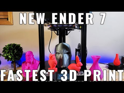 250 mm/s Ender 7 The Fastest 3d Printer on the Market?  Check out our review
