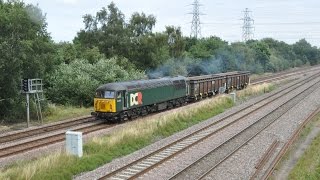 preview picture of video 'North Staffs Jct feat 56303, 60024, 60044 & 66's   5th August 2014'
