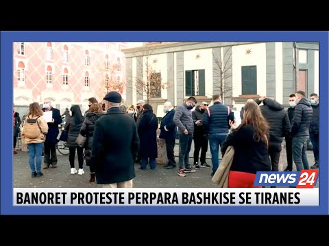 Pronaret e pallatit ne konflikt, Banoret proteste para Bashkise: Na premtuan zgjidhje