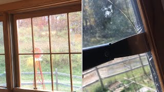 fixing a BROKEN “double pane” window (replacing the glass)