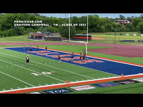Grayson Campbell - Top Prospect Camp 2021 Punting