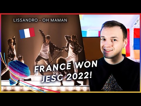 FRANCE WON?!! "Oh Maman" by Lissandro | Junior Eurovision 2022 | Reaction (English/French)