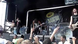 As I Lay Dying ft Jake Luhrs &quot;The Sound Of Truth&quot; Warped Tour 2008 (Phoenix, AZ)