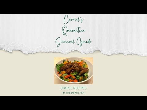 Quarantine Cooking: Orange Carrot Salad.