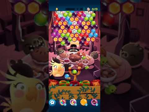 Angry birds pop bubble shooter HARD LEVEL 390 3 STARS NO BOOSTERS |# AngryBirdsPopBubbleShooter