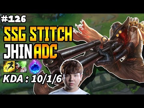 SSG STITCH Jhin vs Xayah ADC - Best ADC Korea Challenger