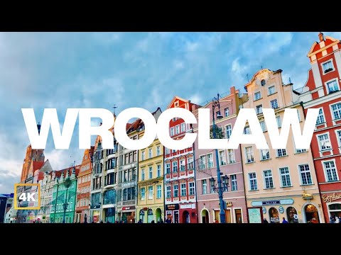 Wroclaw - Poland🇵🇱  4K virtual walking tour
