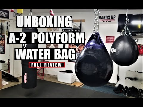 AQUA PUNCHING BAG UNBOXING AND DEMO WATER BUOY POLYFORM
