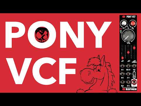 A compact yet fully featured Eurorack filter // Pony VCF by Befaco