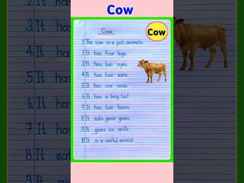 10 Lines on Cow in English | Essay on Cow in English | 10 Lines on Cow | Cow Essay in English