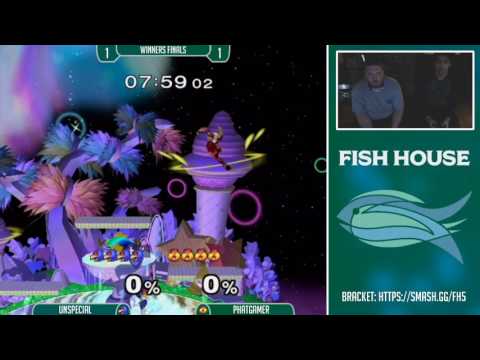 Fish House 5 SSBM - Unspecial (Falco) Vs. Phatgamer (Sheik) Winners Finals
