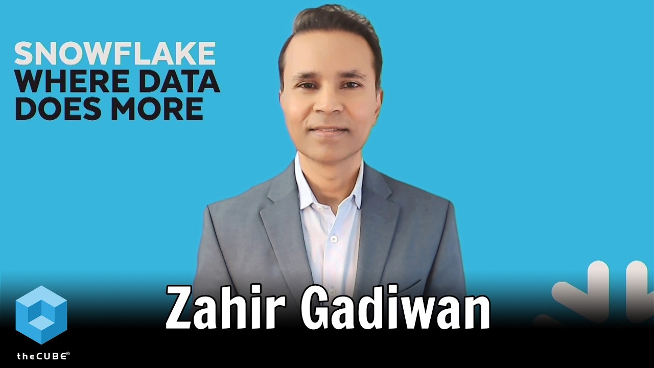Zahir Gadiwan, Snowflake | AWS Marketplaces Series