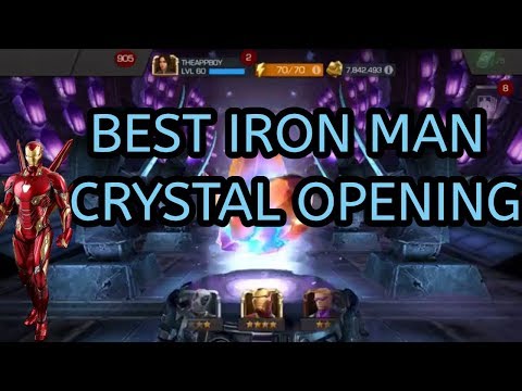 infinity War Iron Man  Featured Crystal Opening! (Marvel Contest Of Champions)