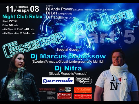 Marcus Schossow   Live @ Energy Of Life 11 01 2008 Relax Club