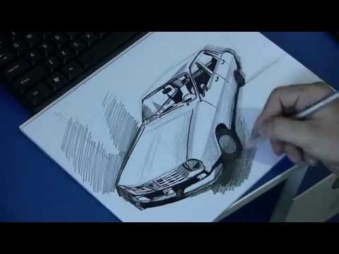 Dacia 1300 Renault 12 speed drawing