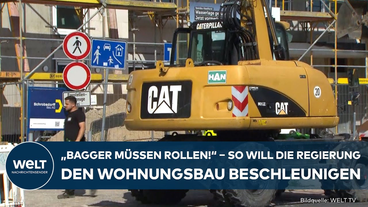 DEUTSCHLAND: „Bagger müssen wieder rollen!“ – Gebäudetyp E soll den Wohnungsbau beschleunigen!