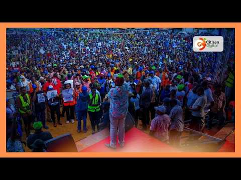 Upinzani wakita kambi Mombasa wakikosoa uongozi mbaya