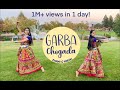 CHOGADA Garba Dance Cover Navratri Learn Garba Simple Steps HaSi Dance Sisters USA