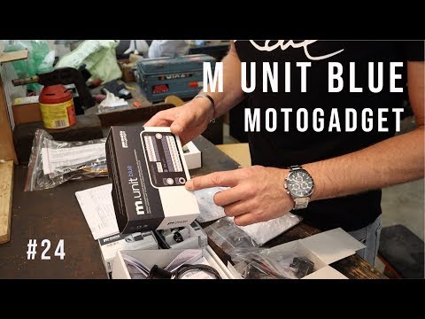 HONDA CX500 Tracker #24 M Unit Blue von Motogadget