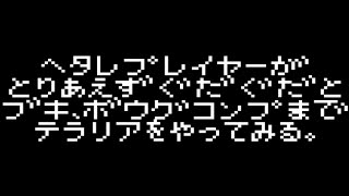 【テラリア】ヘタレプレイヤーがとりあえずぐだぐだと武器防具コンプを目指してテラリアやってみる.＃１【実況動画】