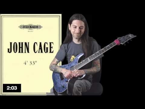 John Cage - 4'33 for Shred Guitar