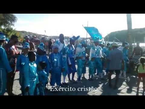 Batalha entre mouros e cristãos - Alcobaça, Bahia 2015