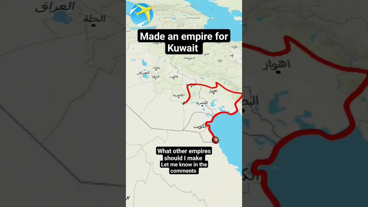 Kuwait Empire #viral #countries #map #geography #entertainment #mapping #kuwait #subscribe #fyp