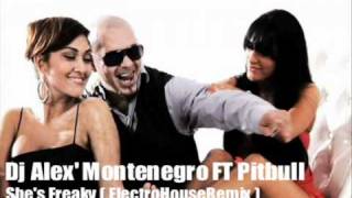 Pitbull - She&#39;s Freaky  (Alex Montenegro ElectroHouseRemix)