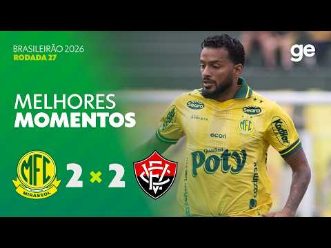 Gols e melhores lances de Mirassol x Vitória
