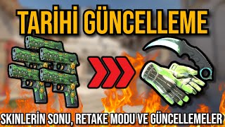 CS2 TARİHİNİN EN BÜYÜK GÜNCELLEMESİ (Bıçak - Eldiven Trade Up'ı, Retake Modu, Haritalar...)