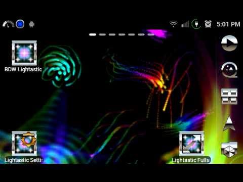Lightastic Live Wallpaper Video