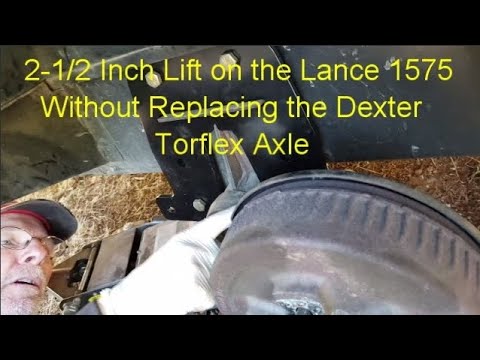 Lifting a Trailer 2-1/2" to 3" Without Replacing the Dexter Torflex Axle