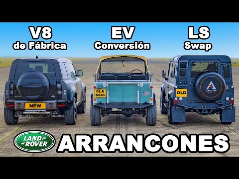 Nuevo V8 vs Swap LS vs Motor Tesla: Land Rover ARRANCONES
