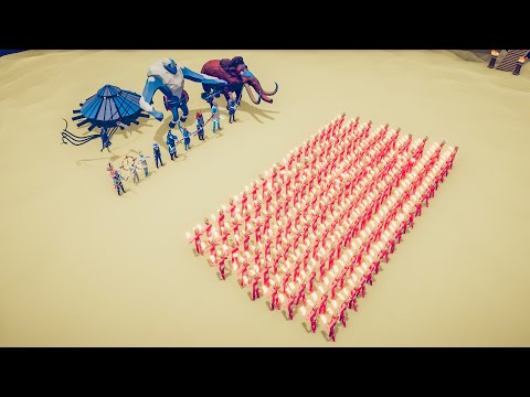 ALL BOSS UNITS vs 100x EVERY UNIT - Totally Accurate Battle Simulator TABS