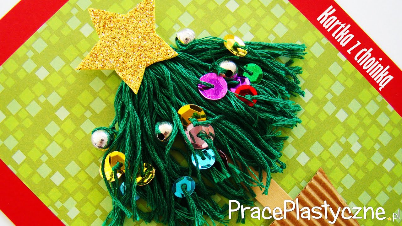 Jak zrobić kartkę świąteczną z choinką? Ręcznie robiona kartka bożonarodzeniowa