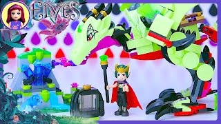 LEGO Elves The Goblin King's Evil Dragon Build Review Silly Play Kids Toys